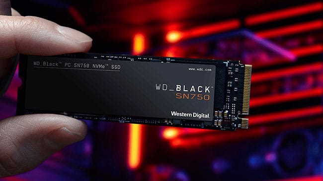 Ổ cứng SSD cho game thủ WD Black SN750 NVMe 