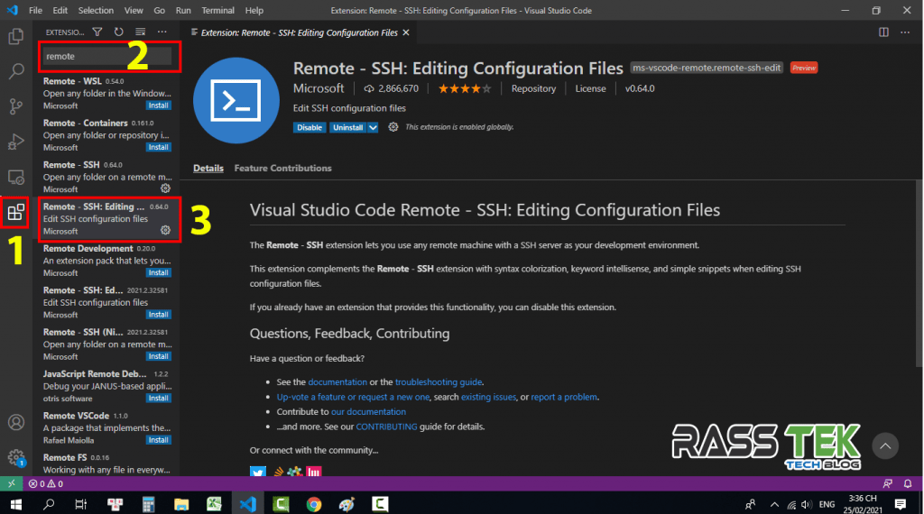 Điều Khiển Từ Xa Raspberry Pi Bằng SSH Từ Visual Studio Code